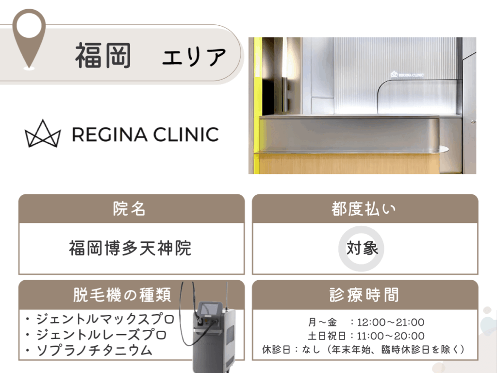 レジーナクリニック福岡博多天神院