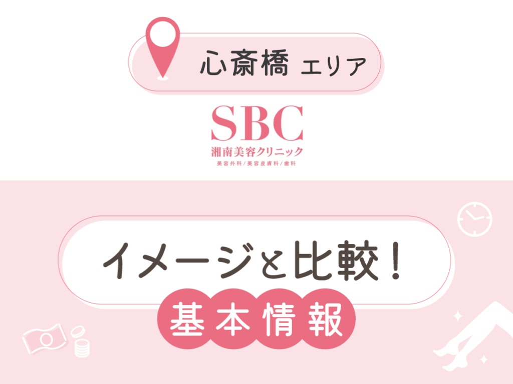湘南美容クリニック大阪心斎橋院の基本情報