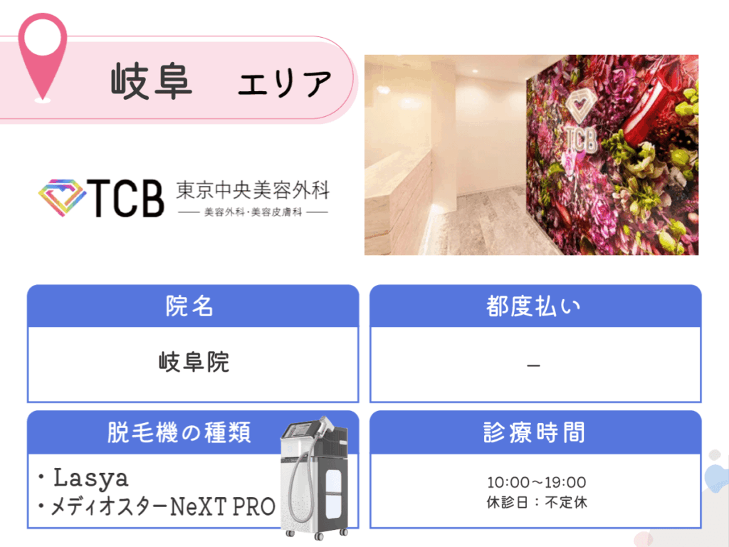 TCB東京中央美容外科岐阜院