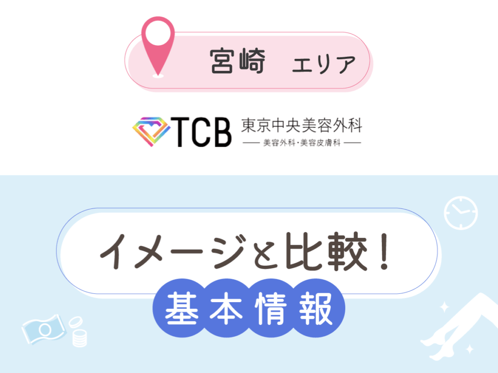 TCB東京中央美容外科宮崎エリアの基本情報