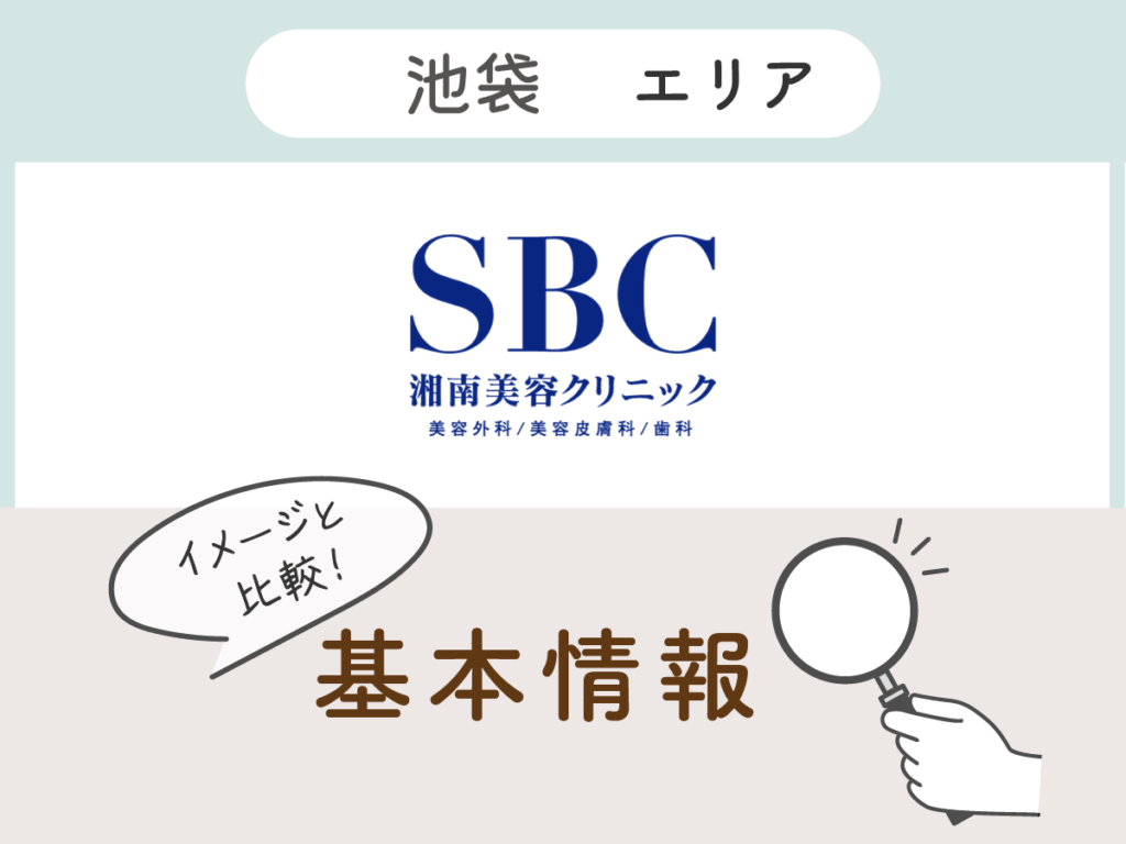 湘南美容クリニック池袋エリアの基本情報