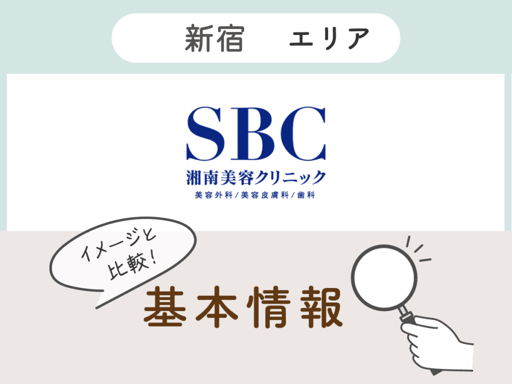 湘南美容クリニック新宿エリアの基本情報