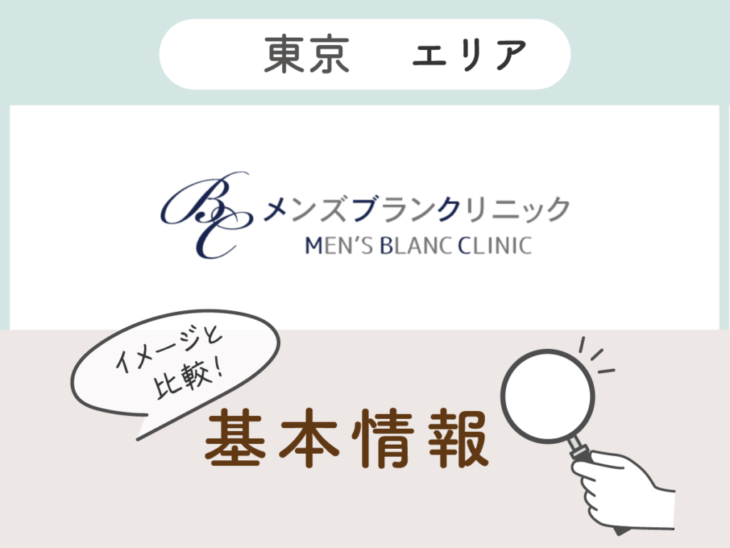 メンズブランクリニック：銀座院・新宿院・北千住院