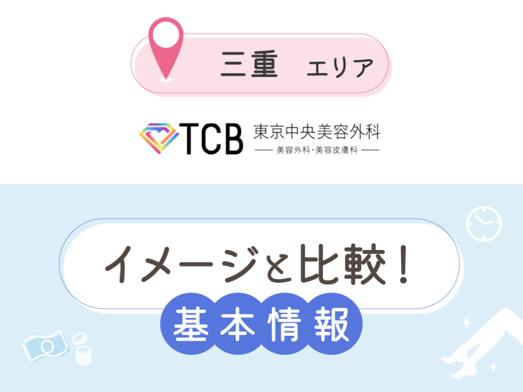 TCB東京中央美容外科三重エリアの基本情報