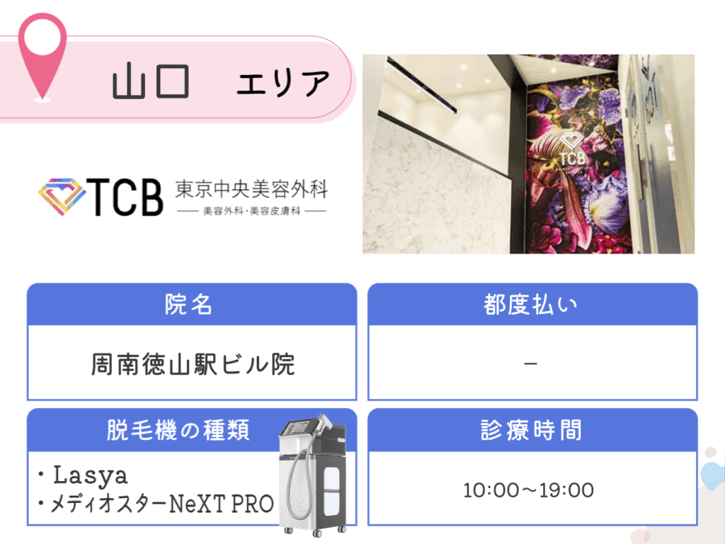 TCB東京中央美容外科周南徳山駅ビル院
